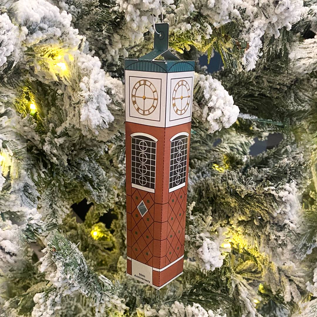 Cook Carillon Tower ornament craft